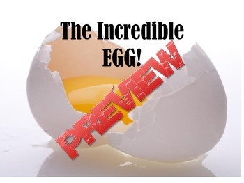 Preview of Cooking Egg Lesson PowerPoint and Notes for Culinary Arts and FCS Foods