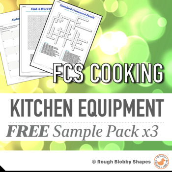 Preview of FCS Cooking - Kitchen Equipment -  Free Sample Pack