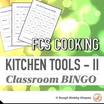 Preview of FCS Cooking - Kitchen Tools II - BINGO