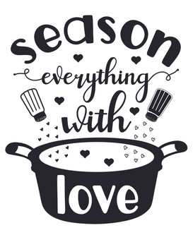 Preview of Cooking Fun Poster- Season Everything with Love