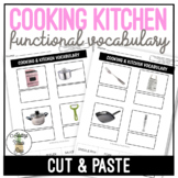 Cooking & Kitchen Functional Vocabulary CUT AND PASTE Worksheets