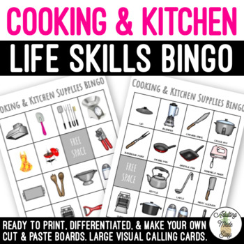 Preview of Cooking & Kitchen Supplies BINGO Game