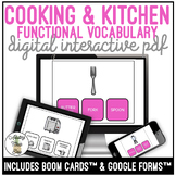 Cooking & Kitchen Supplies Vocabulary Digital Activity