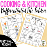 Cooking & Kitchen Supplies File Folders