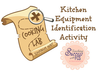 Preview of Cooking Lab Utensils & Equipment Scavenger Hunt Activity