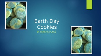 Preview of Cooking Lesson:  Earth Day Cookies