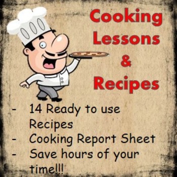 Preview of Cooking Lessons for school