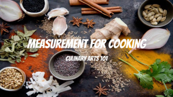 Preview of Cooking Measurements - Adapted