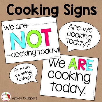 Preview of Cooking Signs