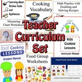 Cooking Teacher Curriculum Set -Lesson Manuals, Cooking Po