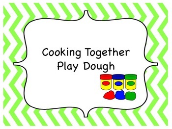 Preview of Cooking Together: Play Dough (Distance Learning)
