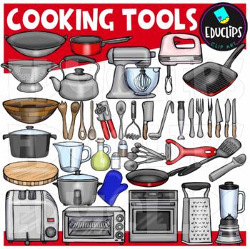 Preview of Cooking Tools Clip Art Bundle {Educlips Clipart}