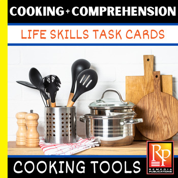 Preview of Life Skills Cooking No Prep Worksheets - Functional Vocabulary Activities