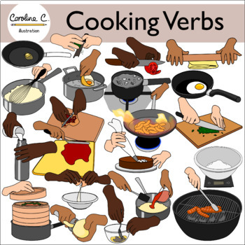 cooking verbs teaching resources teachers pay teachers