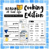 Cooking Words Functional Sight Words Reading Unit