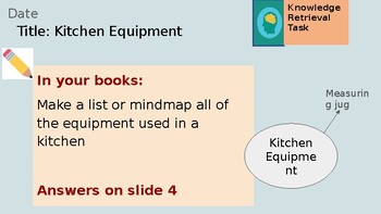 Preview of Cooking and Nutrition: Basic Kitchen Equipment