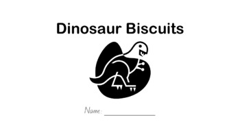 Preview of Cooking dinosaur biscuits/Special Education Program