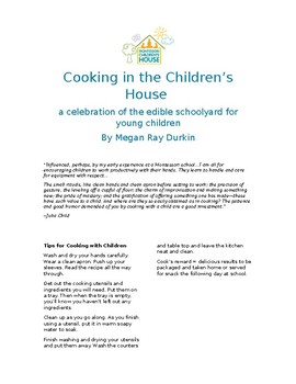 Preview of Cooking in the Children's House-Honeybees