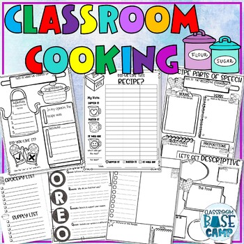 Preview of Cooking in the Classroom - Activities for Any Recipe
