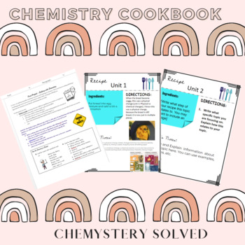 Preview of Cooking with Chemistry- Complete Project set