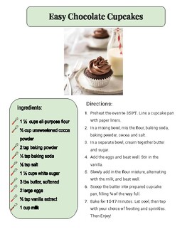 Preview of Cooking with Kids: 3 Easy Chocolatey Desserts