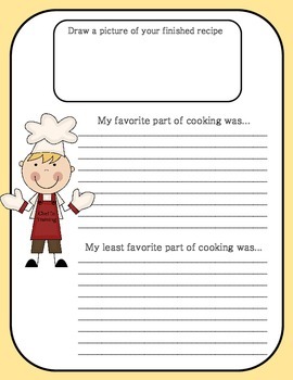 Homeschool Recipe Worksheets: Cooking with a Purpose by LearningKeeper