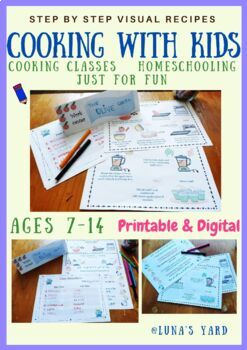 Preview of Cooking with kids - Step by step cooking with pictures