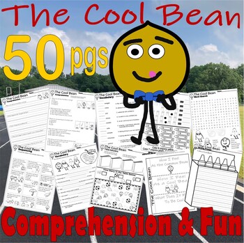 Preview of Cool Bean John Jory Read Aloud Book Study Companion Reading Comprehension