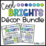 Cool Brights Classroom Decor GROWING BUNDLE!