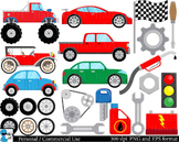 Cool Cars - Digital Clip Art Personal and Commercial Use 1
