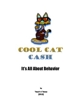 Preview of Cool Cat Cash Positive Behavior Intervention Idea