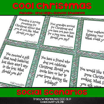 Cool Christmas for Middle and High School students | TPT