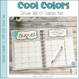 Cool Colors Calendar Add-On Pack 2021-2022