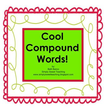 Preview of Cool Compound Words Smart Board