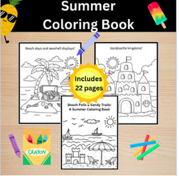 Preview of Cool Off and Color In: Summer Coloring Book!