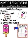 Cool Popsicle Read and Write the Room {Kindergarten}