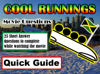 Preview of Cool Runnings (1993) - 25 Movie Questions with Answer Key (Quick Guide)