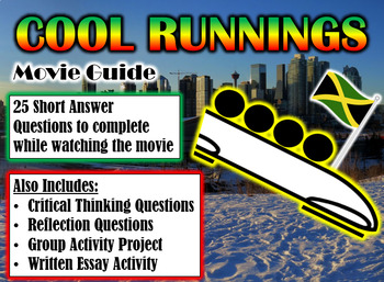 Preview of Cool Runnings Movie Guide (2003) - Movie Questions with Extra Activities