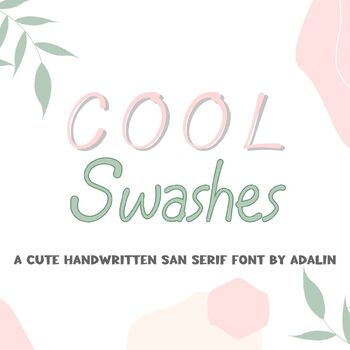 Preview of Cool Swashes - Handwritten font