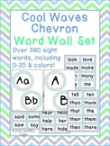 Cool Waves Word Wall Letters Headers and Words