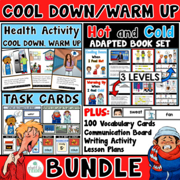 Preview of Cooling Down, Warming Up Health Bundle for Special Education