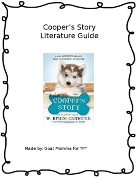 Preview of Cooper's Story Novel Literature Guide