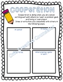 Cooperation Printable Worksheet