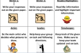 Cooperative Group Task Cards