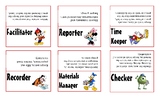 Cooperative Learning Group Role Labels Task Cards