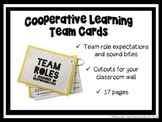 Cooperative Learning Groups - Team Cards