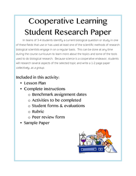 research paper on cooperative learning