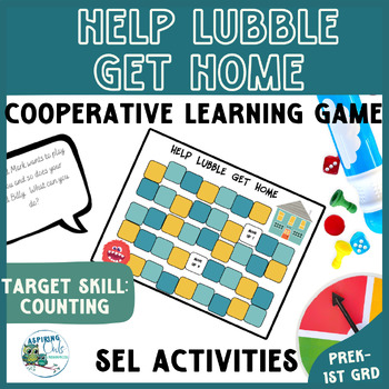 Preview of Cooperative Learning SEL Board Game Help Lubble Get Home