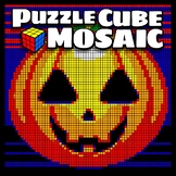 Cooperative Puzzle Cube Mosaic - Halloween