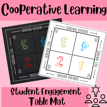 Preview of Cooperative Learning Table Mat